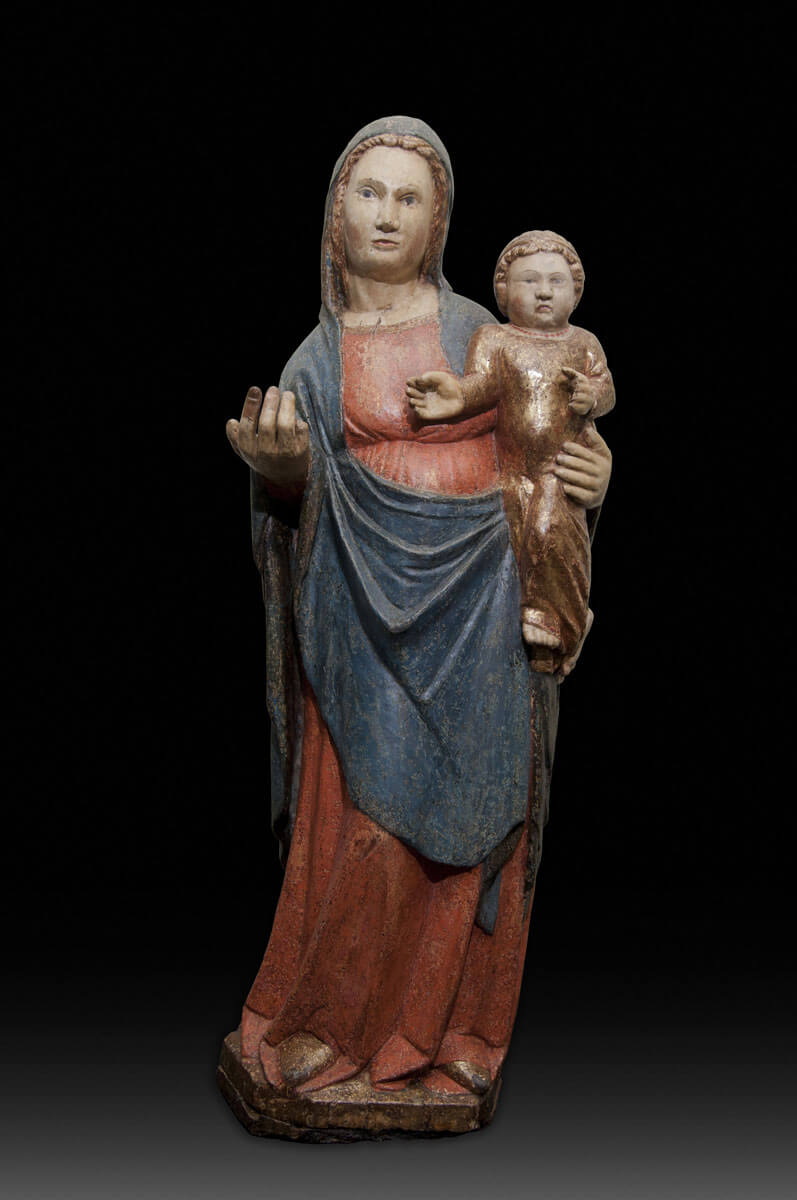1 - Madonna col Bambino di scultore prossimo a Giovanni Di Francesco Fetti – Longari arte Milano