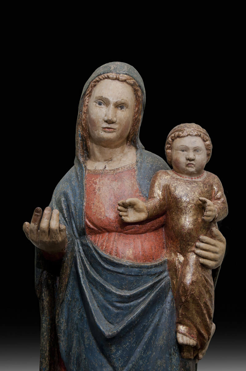2 - Madonna col Bambino di scultore prossimo a Giovanni Di Francesco Fetti – Longari arte Milano