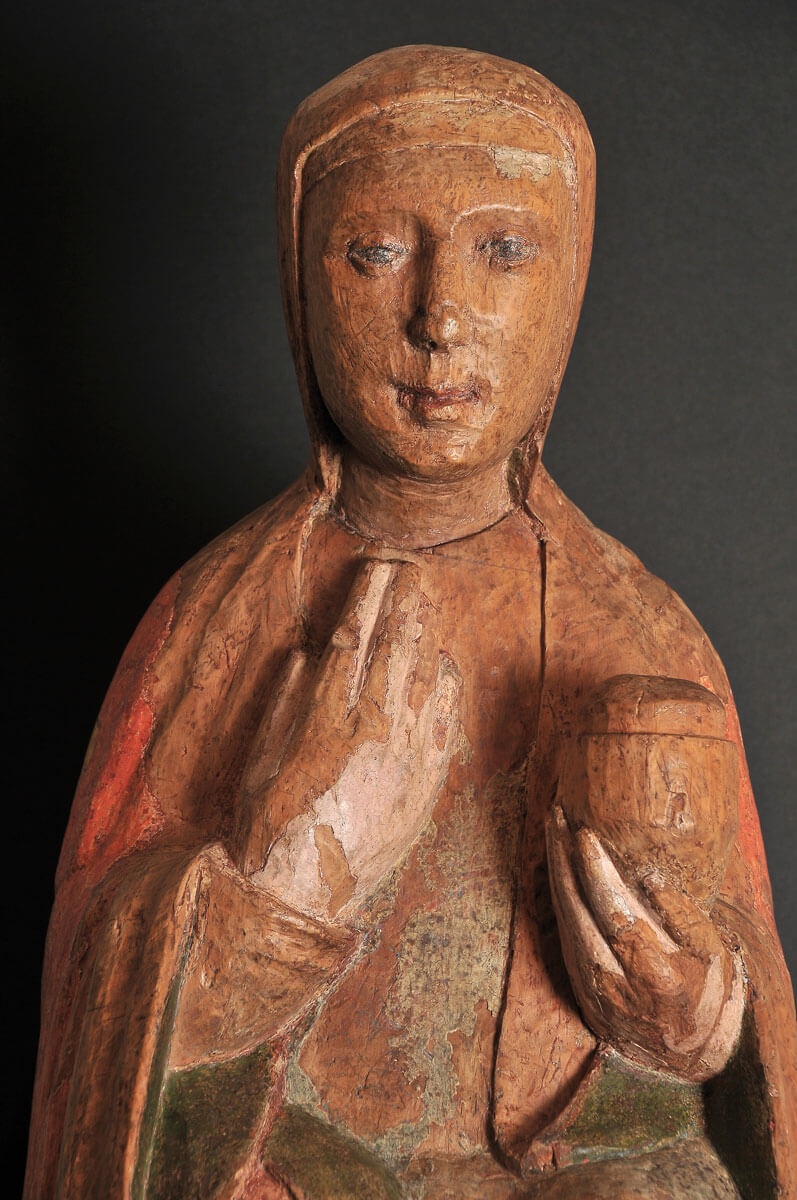2 - Maria Maddalena in trono di Scultore Sudtirolese – Longari arte Milano