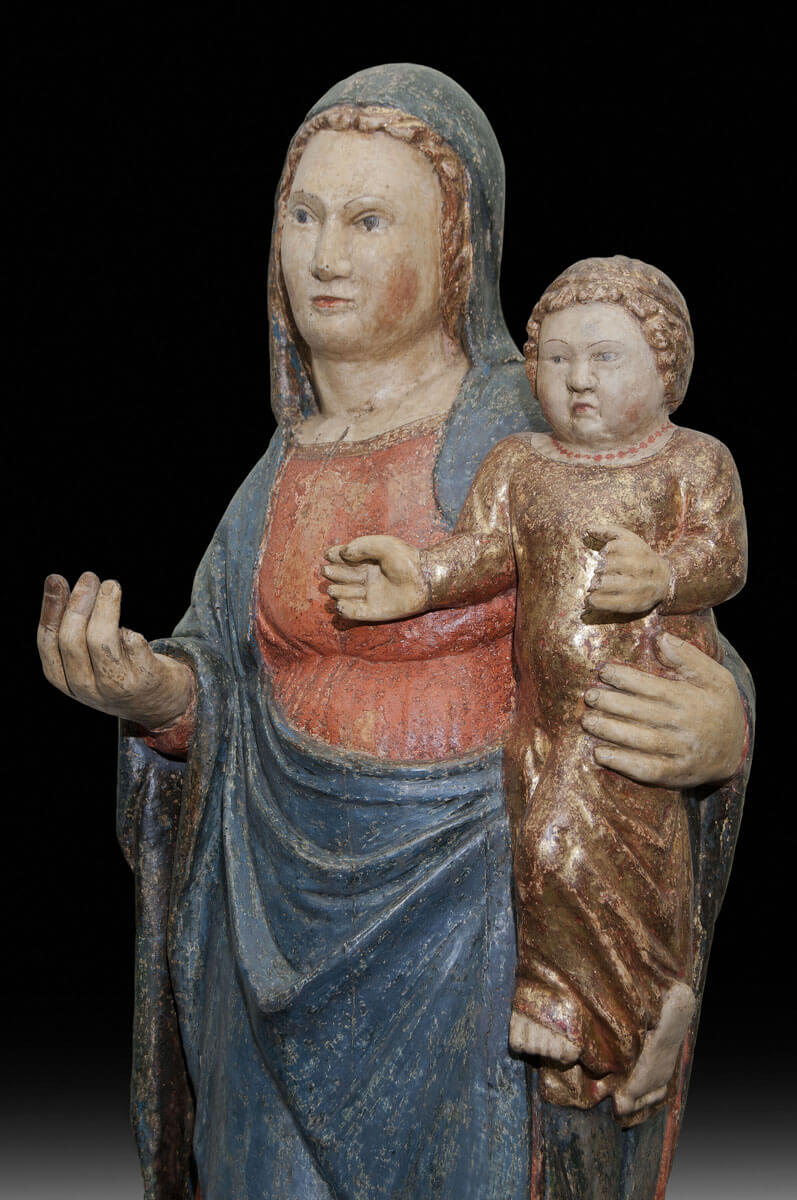 3 - Madonna col Bambino di scultore prossimo a Giovanni Di Francesco Fetti – Longari arte Milano