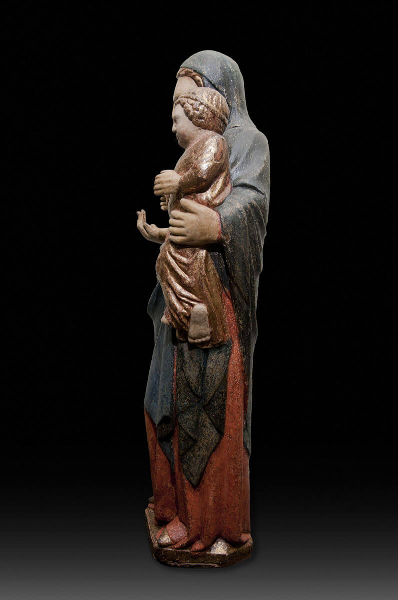 4 - Madonna col Bambino di scultore prossimo a Giovanni Di Francesco Fetti – Longari arte Milano