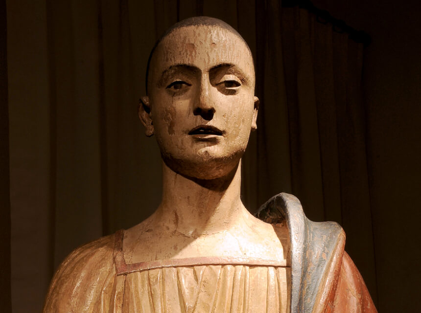 Statua di San Giovanni, Scuola del Mantegna – Longari Arte Milano