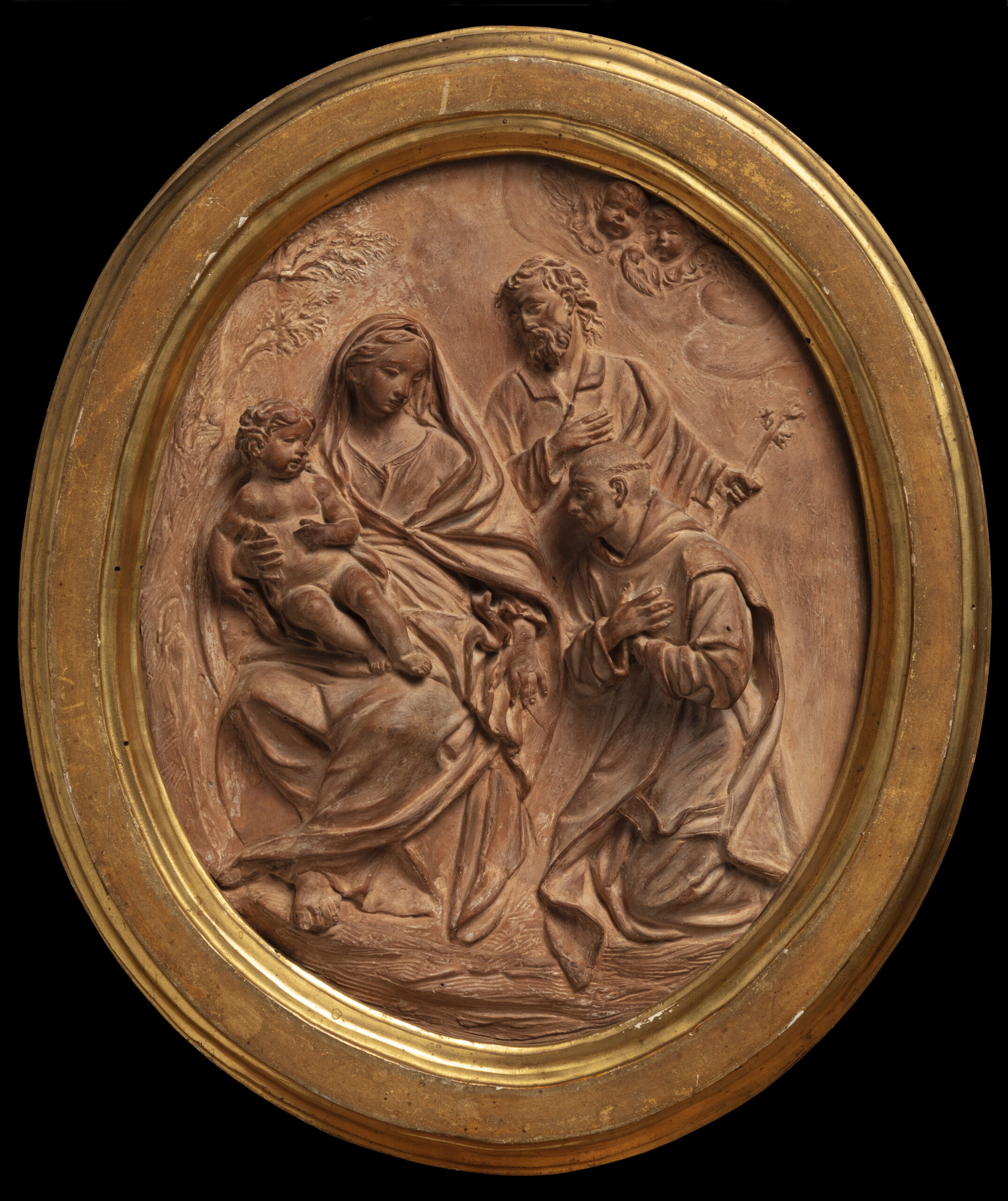 Sacra Famiglia Con San Bernardino